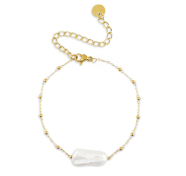 valentine collectie fine pearl in goud