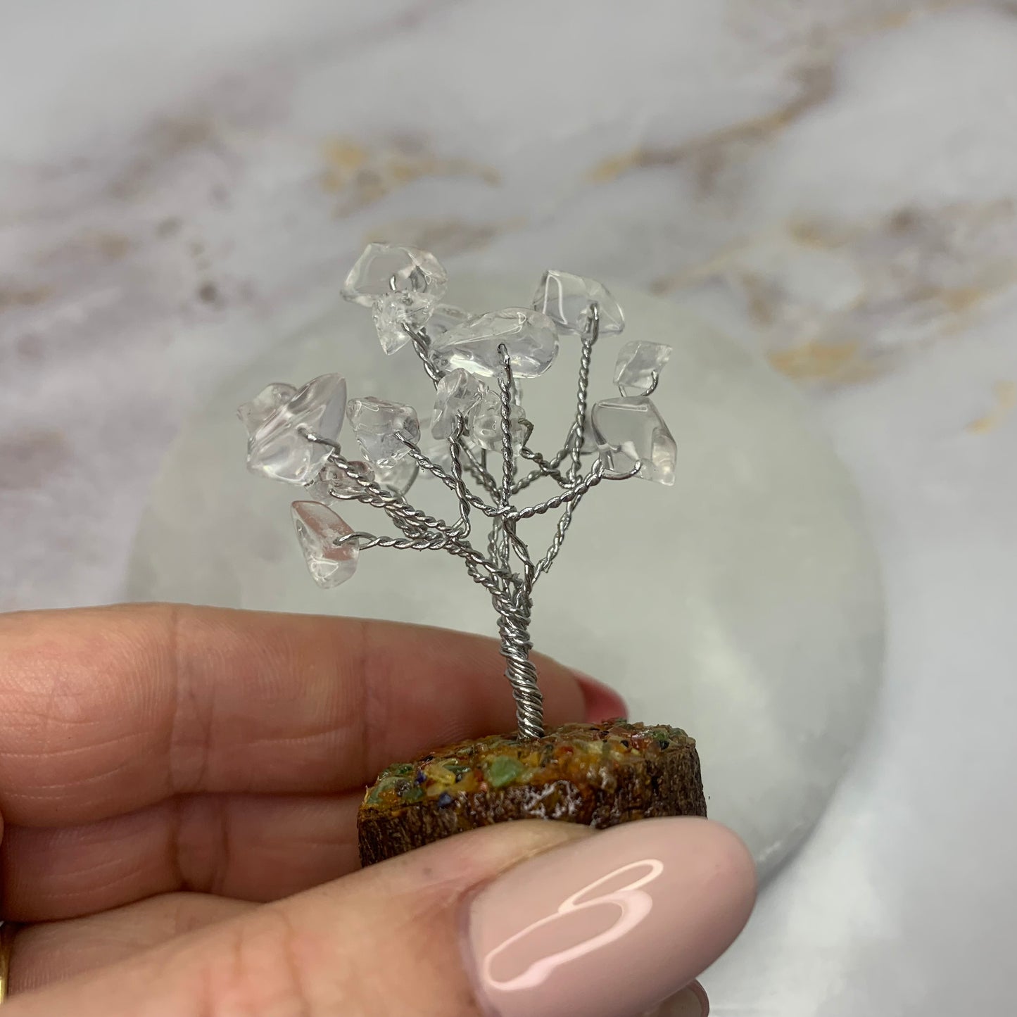 bergkristal edelsteenboompje