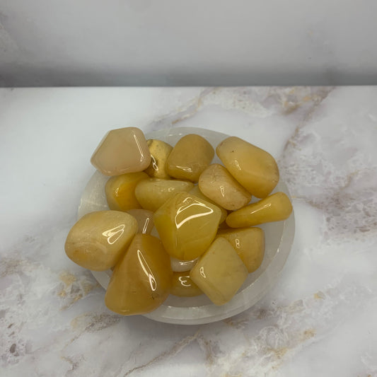 Gele aventurijn trommelsteen – bevordert zelfvertrouwen en optimisme