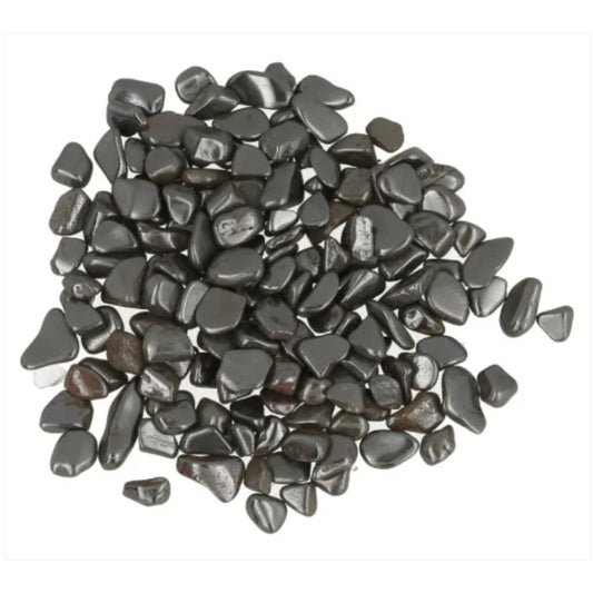 Hematiet ontlaadmix van 200 gram – fijne chips voor het energetisch reinigen van edelstenen