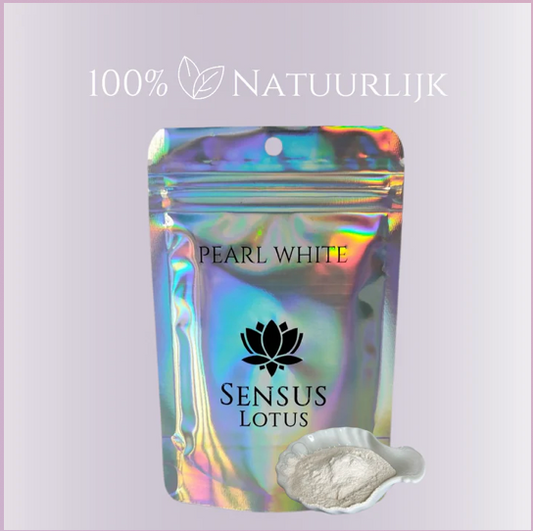 Pearlwhite-kokosnootgeur 30 gram van sensulotus verkrijgbaar bij gemma-gemdroom jouw winkel in edelstenen, keramiek en kaarsen. deel voor sensorisch spel, montessori speelgoed, kinderen en volwassenen 