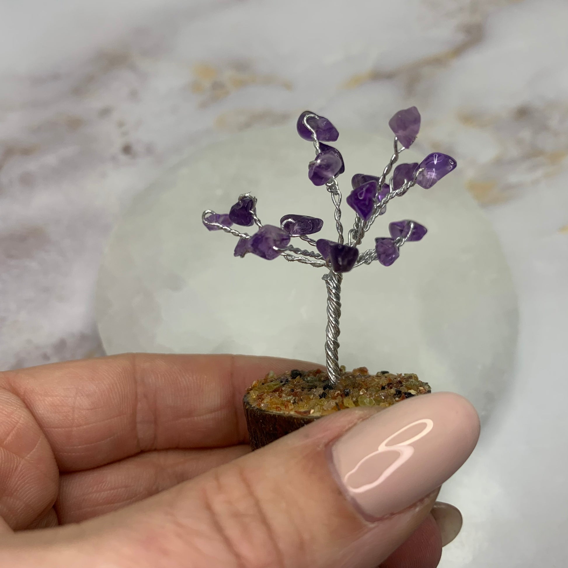 amethist edelsteenboompje