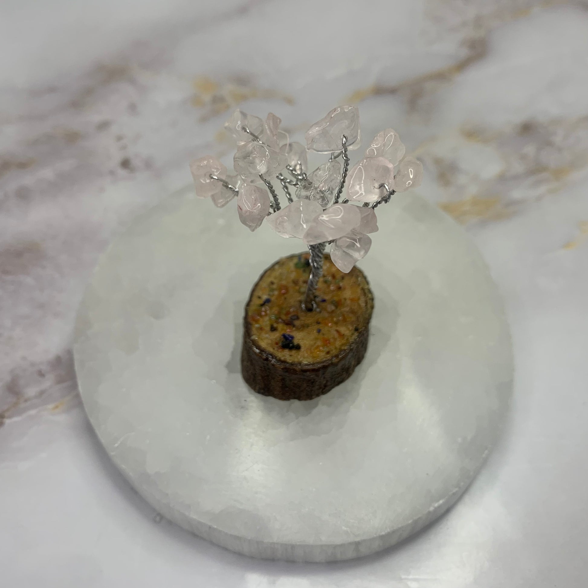 edelsteenboompe rozenkwarts 