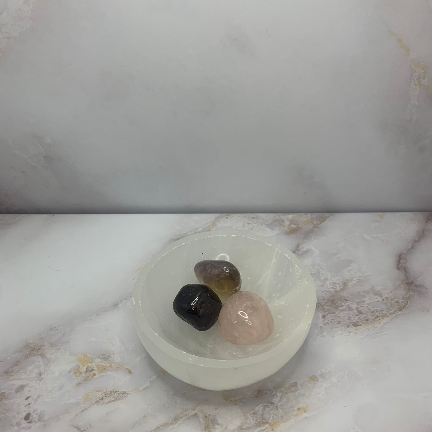 gepolijste trommelstenen liefde set