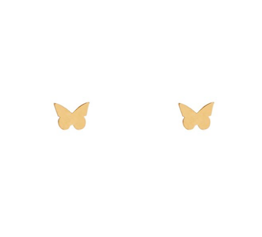 kleine gouden knopjes butterfly 