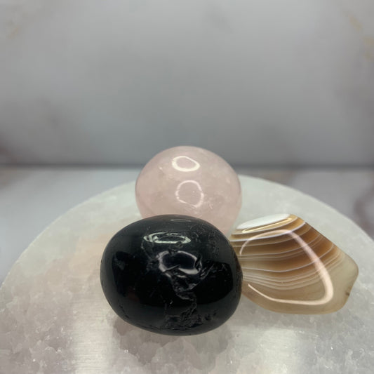 set van 3 edelstenen om je kindje te helpen slapen 